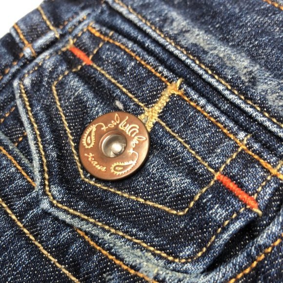 PREMIUM LUCCI STRAIGHT FLAP POCKET JEANS 0x32 LIKE NEW ❤️ - Picture 8 of 14